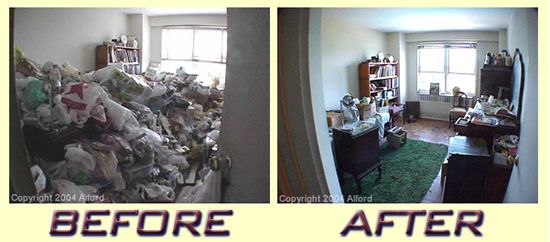 Decluttering services provided to a customer in Lowell Ma
