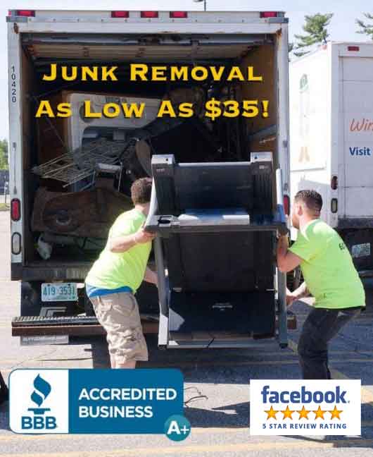 appliance removal furniture television disposal hauling Newmarket Rye